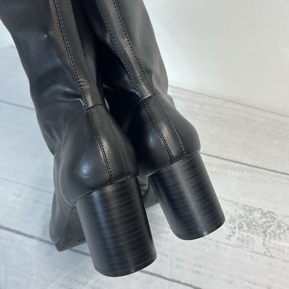 Aerosoles Ankle Black Boots Booties size 9.5M 3" Heel Career Professional - Picture 8 of 8